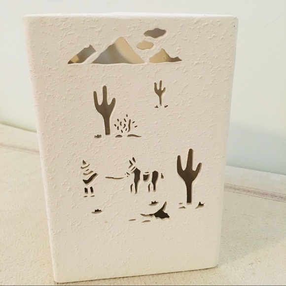 Southwestern Aztec Decor Light Wolf Cactus Donkey - Picture 9 of 15